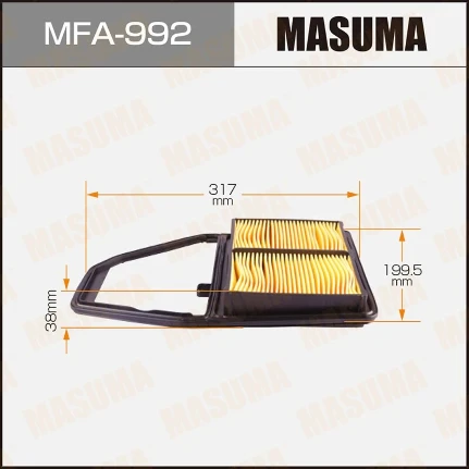 Фото для Фильтр воздушный Masuma A-869, арт. MFA-992
