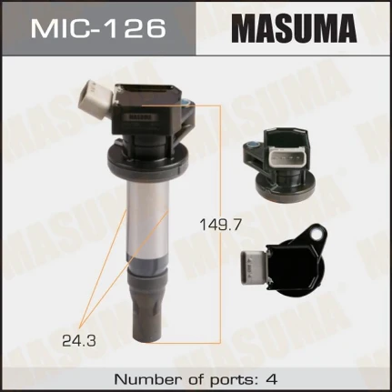 Фото для Катушка зажигания Masuma, для Toyota Passo, Subaru Pleo (1KRFE), арт. MIC-126