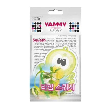 Фото для Ароматизатор подвесной Yammy Squash (Свежесть), картон с пропиткой, арт. C015