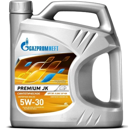 Фото для Масло моторное Gazpromneft Premium JK 5w30, синтетическое, API SP, ILSAC GF-6A, для бензинового двигателя, 4л, арт. 253142506
