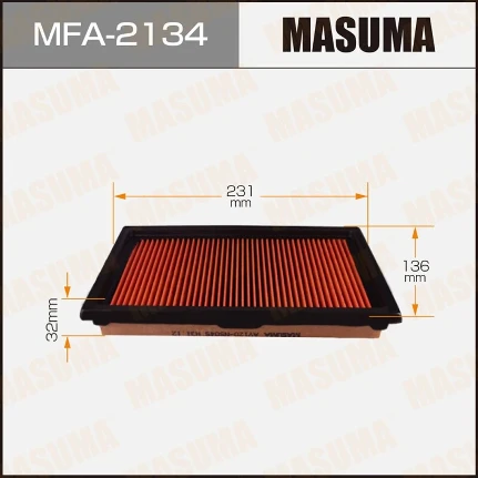 Фото для Фильтр воздушный Masuma A-2011, с масляной пропиткой, арт. MFA-2134
