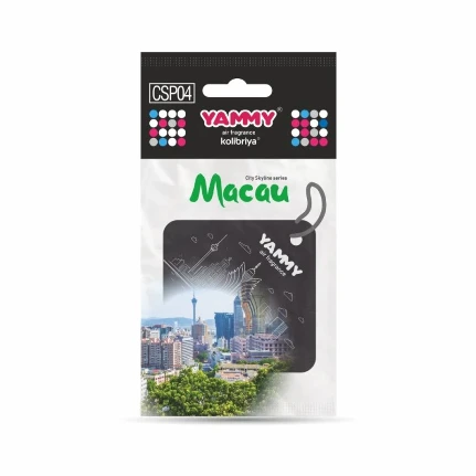 Фото для Ароматизатор подвесной Yammy Macau (Макао), картон с пропиткой, арт. CSP04