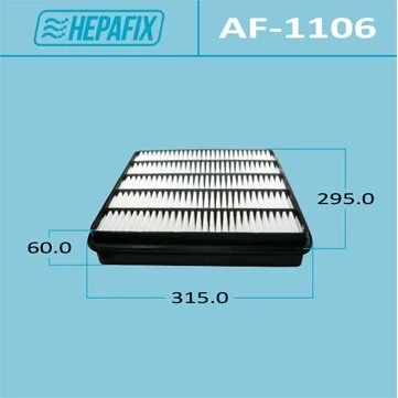Фото для Фильтр воздушный Toyota A-1515, арт. AF-1106