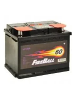 Фото для Аккумулятор 60Ач FIRE BALL 6СТ-60 R обратная полярность, минус слева, толстые клеммы 242х175х190мм