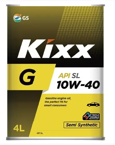 Фото для Масло моторное Kixx G SL 10W-40 4л. п/синт