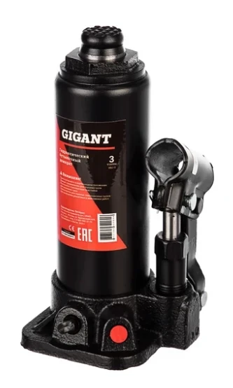 Фото для Домкрат гидравлический бутылочный 3т подъем 178-343мм HBJ-3 Gigant