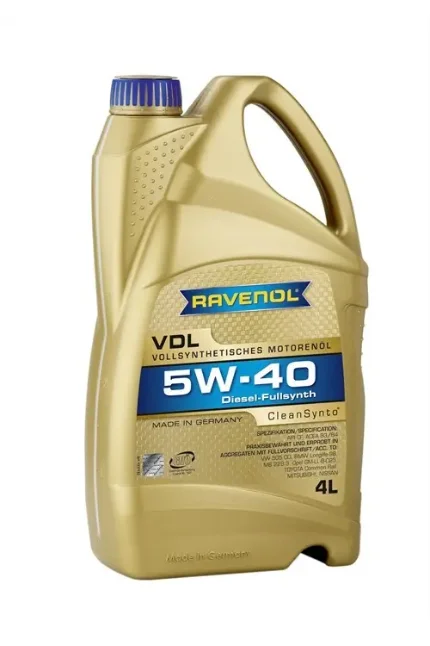 Фото для Масло моторное RAVENOL VDL 5W-40 4л