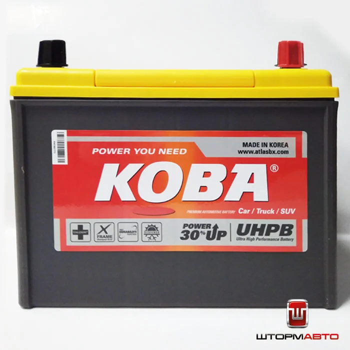 Аккумулятор KOBA UMF135D31L, Корея (100 а/ч)