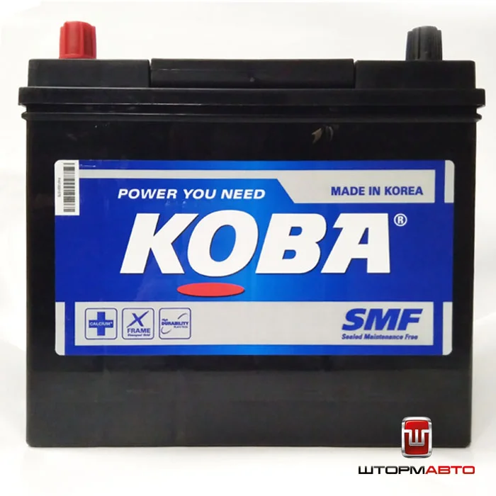 Аккумулятор KOBA MF75D23R, Корея (65 а/ч)
