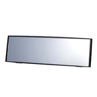 Зеркало заднего вида 240мм черное/выгнутое - CONVEX MIRROR M1