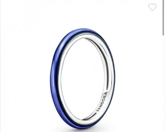 Наборное кольцо "Pandora ME Electric Blue"