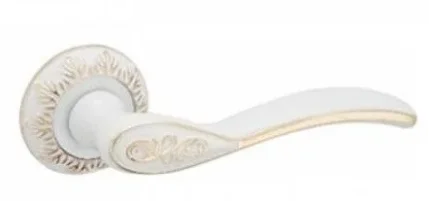 Фото для Ручка А-403 белый/золото