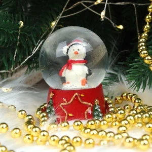 Фото для Снежный шар Lanson goods с фигуркой пингвиненка стеклянный 4,5см