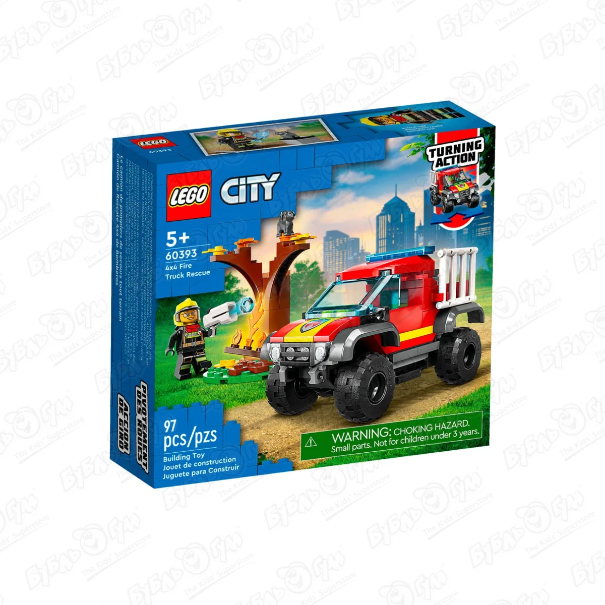 Конструктор LEGO CITY Спасательный пожарный внедорожник