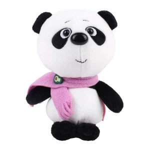 Фото для Игрушка мягкая Chupiki Пандочка Элли с ярким розовым шарфом 20см