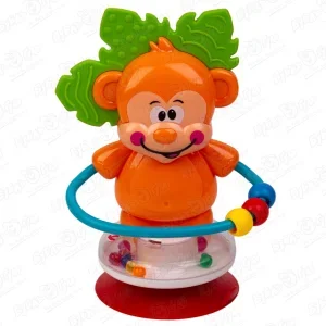 Фото для Игрушка на присоске с трещоткой обезьянка