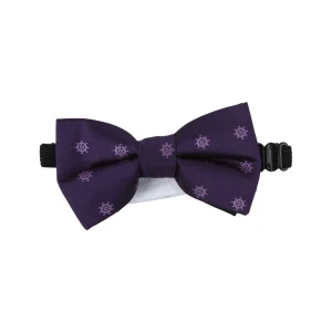 Фото для Галстук-бабочка Lanson Kids принт морской фиолетовый