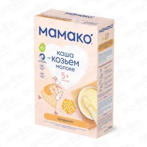 Фото для Каша Мамако кукурузная на козьем молоке 200г с 5мес БЗМЖ
