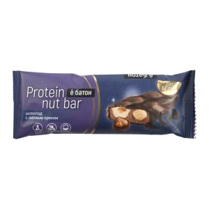 Фото для Батончик Protein nut bar протеиновый шоколад и цельный лесной орех 40г