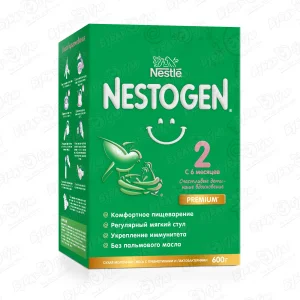 Смесь Nestle NESTOGEN PREMIUM 2 молочная 600г с 6мес БЗМЖ