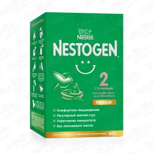 Фото для Смесь Nestle NESTOGEN PREMIUM 2 молочная 600г с 6мес БЗМЖ