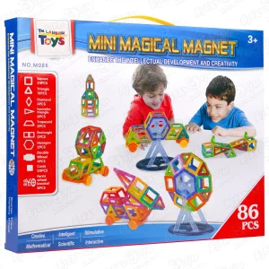 Конструктор Lanson Toys Mini Magical Magnet магнитный 86дет. с 3лет