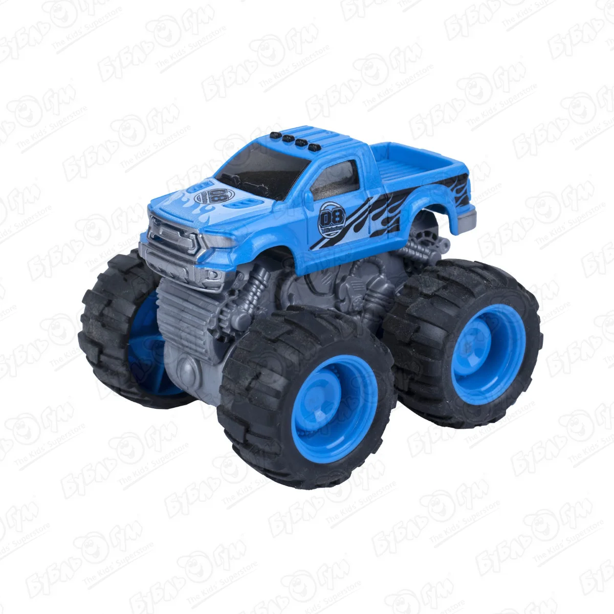 Машина CROSS COUNTRY Джип 4wd инерционный с большими колесами синий