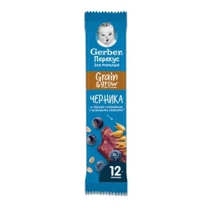 Фото для Батончик Gerber Дореми черника-черная смородина 25г