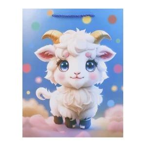 Фото для Пакет подарочный Lanson goods Зверята 32х26х10см в ассортименте