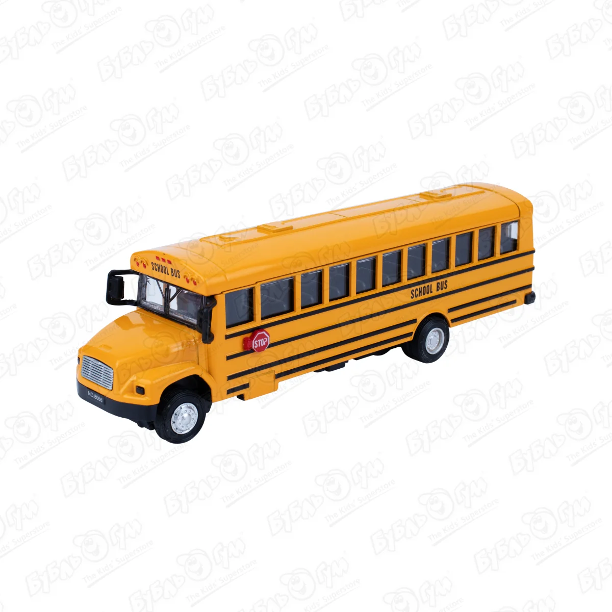 Автобус DIE-CAST METAL школьный инерционный световые звуковые эффекты