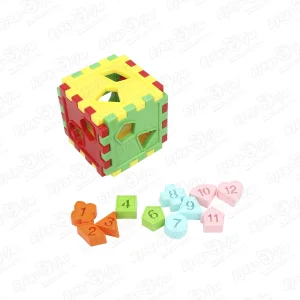 Сортер Кубик в наборе с геометрическими формами