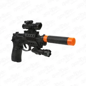 Фото для Пистолет с глушителем ARS-307 световые и звуковые эффекты