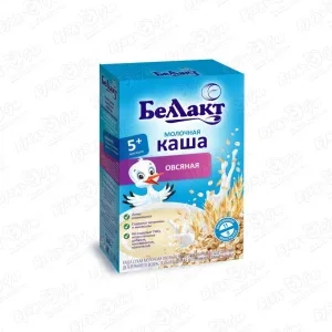 Каша Беллакт молочная овсяная 200г с 5мес