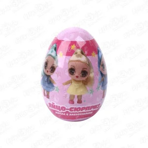 Игрушка коллекционная яйцо-сюрприз с куколкой