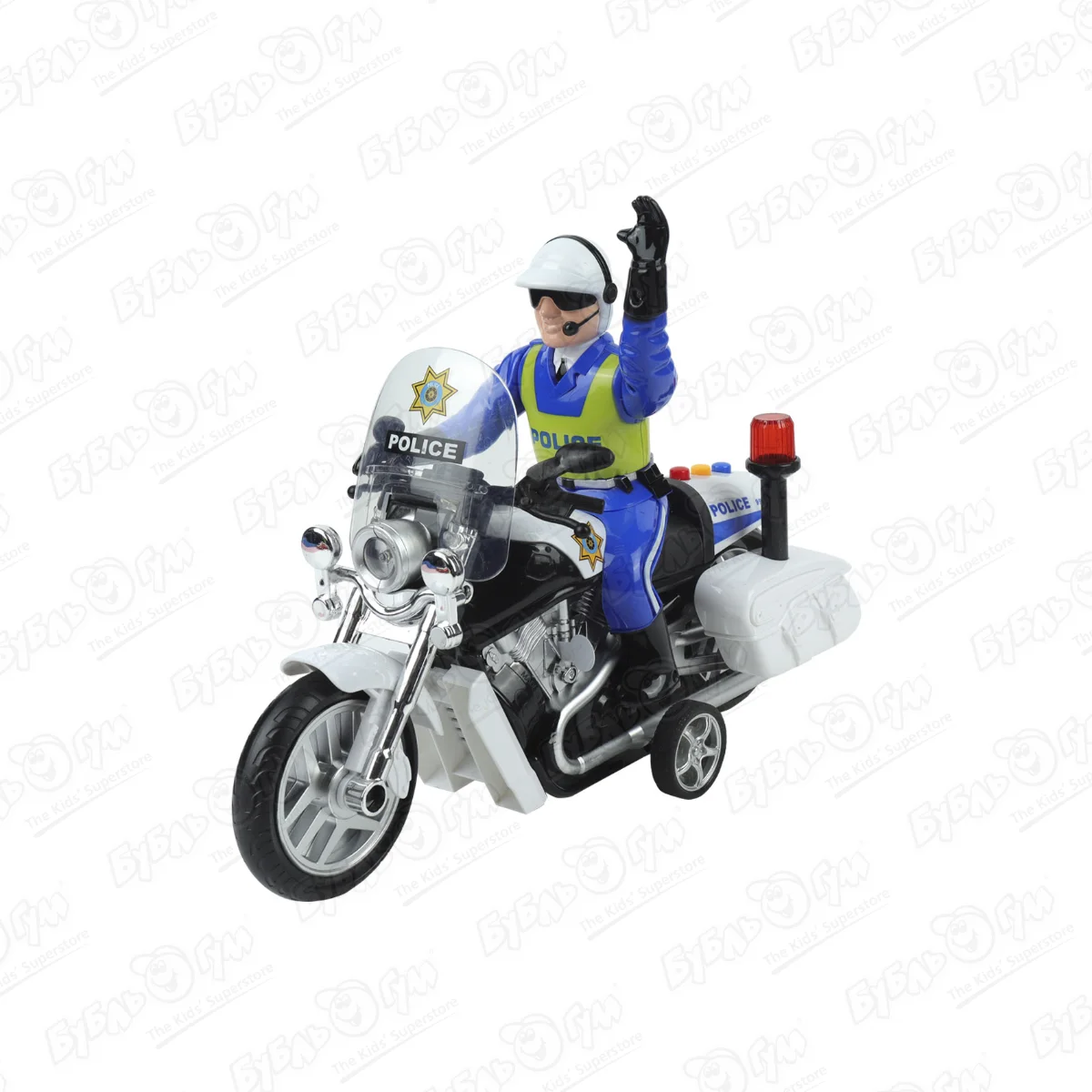 Мотоцикл полицейский инерционный световые звуковые эффекты