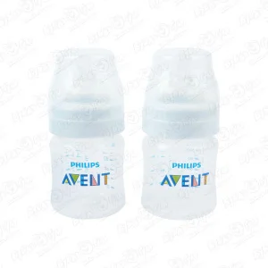 Бутылка AVENT антиколиковая широкое горлышко 125мл 2шт с 0мес