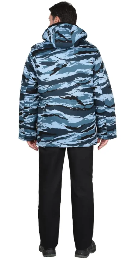 Фото для Куртка зимняя "Комбат" тк.гретта цв. камыш синий (вихрь синий)