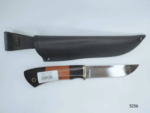 Нож "Пантера"сталь 95х18 (граб+падук, латунь с проставкой+трубка))