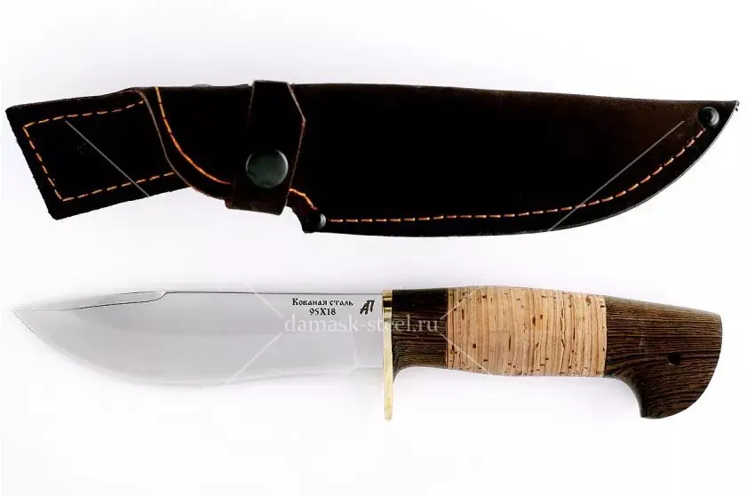 Нож "Олень"сталь 95х18 (береста)