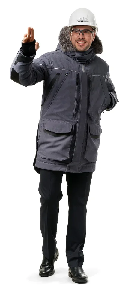 Фото для Куртка утепленная FeRus "Радон-Ф" цв. серый 4 кл. защиты