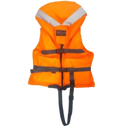 Фото для Жилет спасательный поддерживающий УНИВЕРСАЛ до 60кг/ ткань синтет. / оранжевый