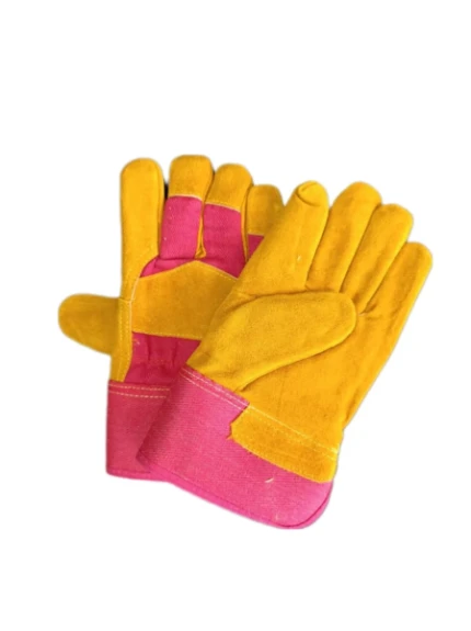 Фото для Перчатки спилковые комбинированные РЛ зимние иск. мех S222