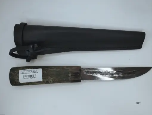 Нож "Якутский-2" сталь Х12МФ (следы ковки,карельская берёза)
