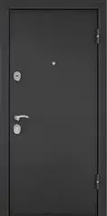 Дверь металлическая темно-серый букле графит, правая, фурн.хром 950*2050*70 (2мм) ТОРЭКС
