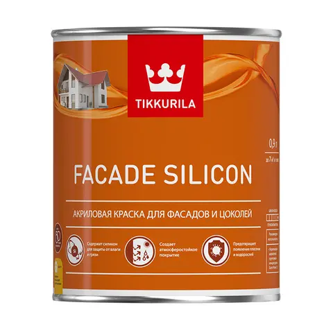 TIKKURILA Краска фасадная глубокоматовая "Facade Silicon" VVA 0.9 л