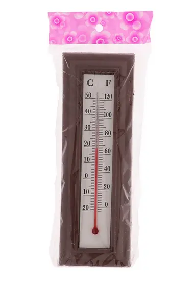 Термометр LuazON, комнатный, спиртовой, коричневый