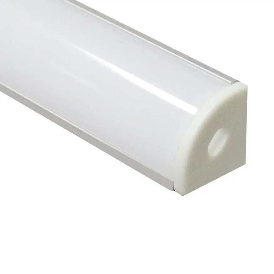 Профиль для светодиодной ленты угловой круглый серебро 2000*16*16 мм ФЕРОН