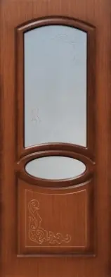 Полотно дверное макоре шпон (ДООФ) стекло матовое 700*2000*40 КРОНА