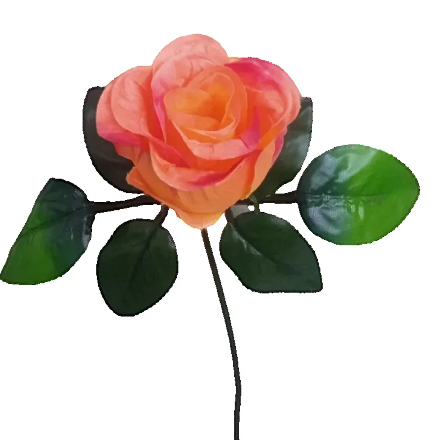 Бутон розы с юбкой одиночная Н:48 см (60 шт mix) в уп. 60