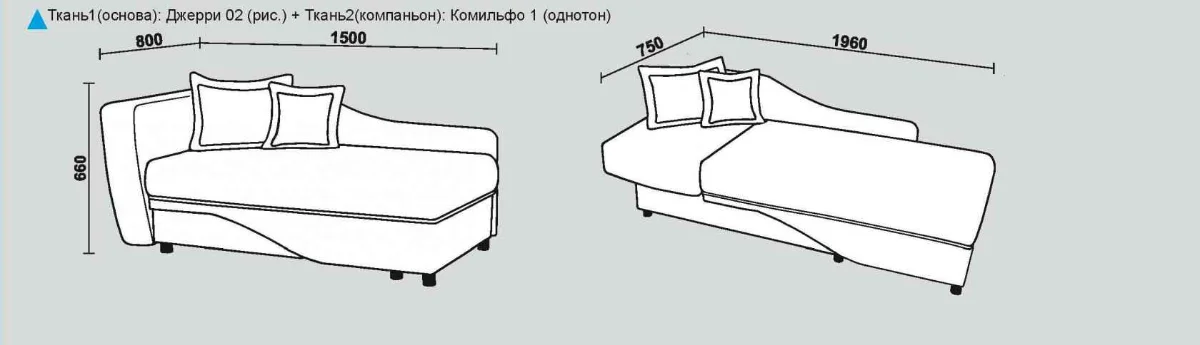 Диван-кровать Нео-32 левый (3 кат.)